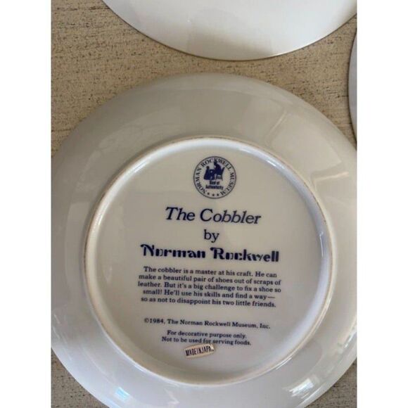 Norman Rockwell Classic Small Plates (Set of Three) - Picture 5 of 7
